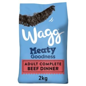 Wagg Meaty Goodness Adult Beef Dinner 2Kg | UK Seller product pack
