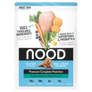 Nood Dog Small To Medium Breed Formula 1.42Kg | UK Seller product pack