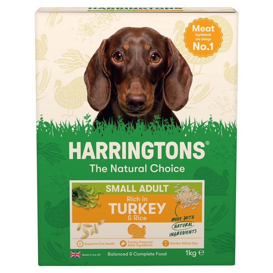 Harringtons Small Adult Turkey & Rice 1Kg | UK Seller product pack