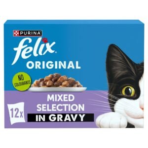 FELIX ORIGINAL Mixed Selection in Gravy Wet Cat Food 12x85g | UK Seller product pack