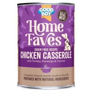 Good Boy Home Faves Grain Free Chicken Casserole Dog Food 395g | UK Seller product pack
