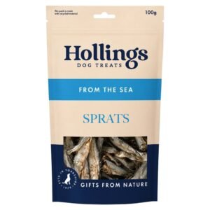 Hollings Dog Treats Sprats 100g | UK Seller product pack