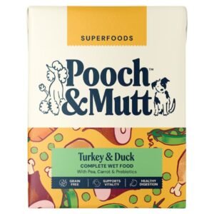 Pooch & Mutt Complete Wet Food - Turkey & Duck 375g | UK Seller product pack