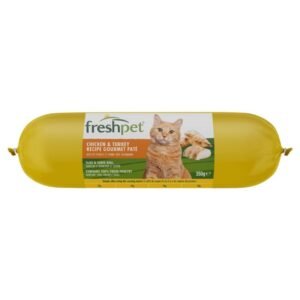 Freshpet Chicken & Turkey Gourmet Pate Fresh Cat Food Roll 350g | UK Seller product pack