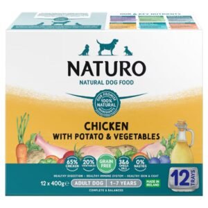 Naturo Grain Free Chicken & Potato with Veg 400g x 12 | UK Seller product pack