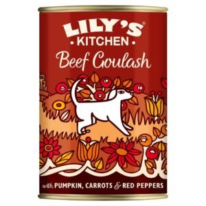 Lily's Kitchen Beef Goulash with Pumpkins, Carrots & Red Peppers for Dogs 400g | UK Seller product pack