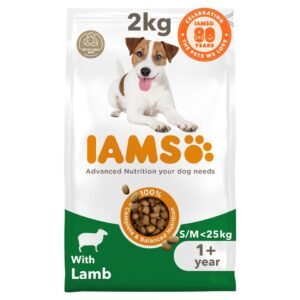 IAMS Small/ Medium Dry Dog Food with Lamb 2kg | UK Seller product pack
