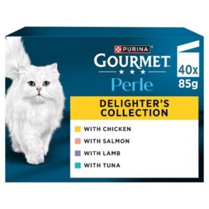 Gourmet Perle Delighters Collection in Gravy Wet Cat Food 40x85g | UK Seller product pack