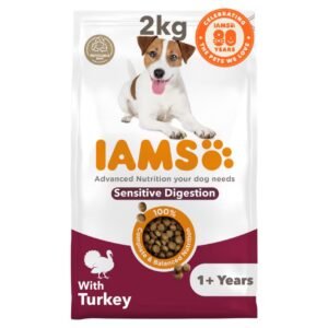 IAMS Adult Sensitive Dry Dog Food Turkey 2kg | UK Seller product pack