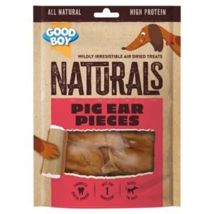 Good Boy Pig Ear Pieces Dog Chew Treats 10 Pack | UK Seller product pack