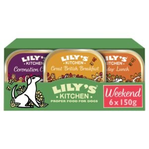 Lily's Kitchen Weekend Favourites Trays Dog Food 6x150g | UK Seller product pack