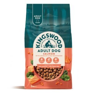 Kingswood Adult Dog, Salmon with Spinach & Sea Buckthorn, 2Kg | UK Seller product pack