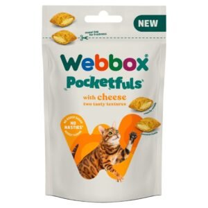 Webbox Pocketfuls with Cheese 60g | UK Seller product pack