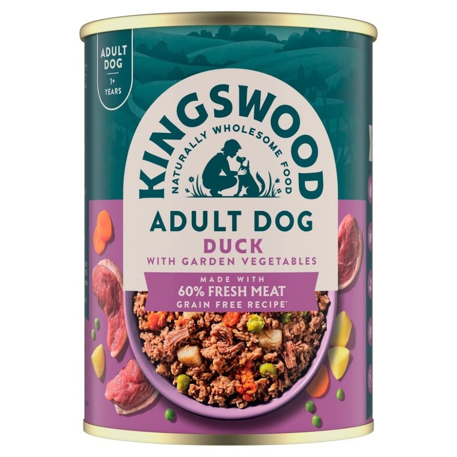 Kingswood Adult Dog food, Duck with garden vegetables 400g | UK Seller product pack