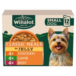 WINALOT Classic Meals Small Dog Mixed in Jelly Wet Dog Food 12x85g | UK Seller product pack
