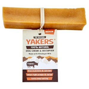 Yakers The Original 100% Natural Dog Chew & Occupier Medium | UK Seller product pack