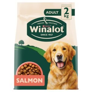 WINALOT Salmon Dry Dog Food 2kg | UK Seller product pack