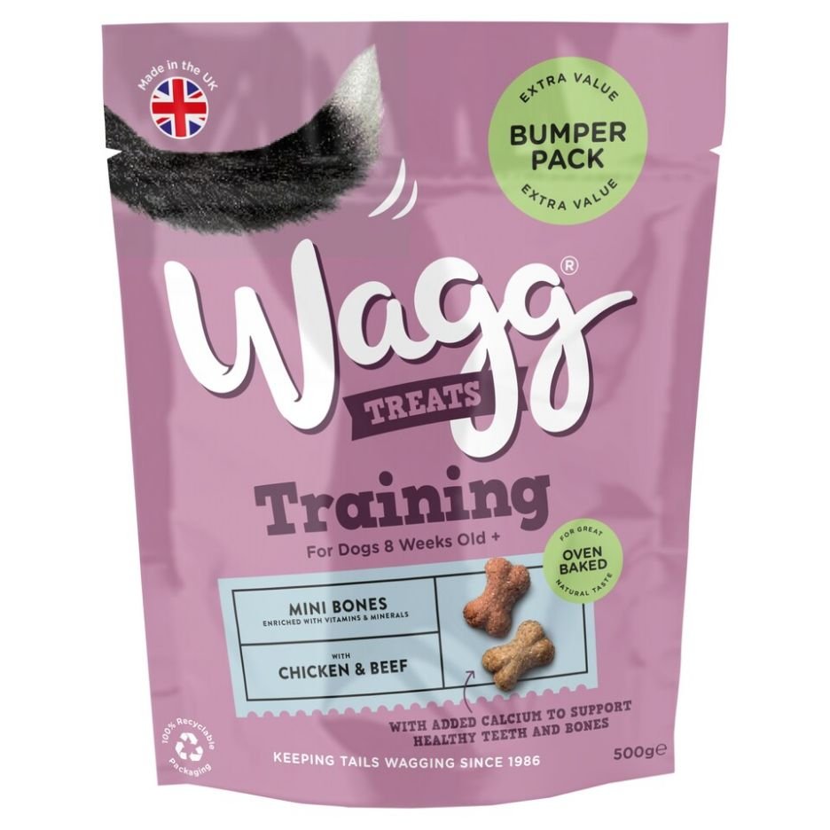 Wagg Chicken & Beef Training Treats 500g | UK Seller product pack