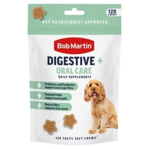 Bob Martin Digestive and Oral Care daily Supplements for Dogs 200g | UK Seller product pack