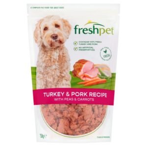 Freshpet Turkey & Pork with Peas & Carrots Fresh Dog Food 750g | UK Seller product pack