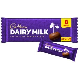 Cadbury Dairy Milk chocolate bars 8 x 27.2g