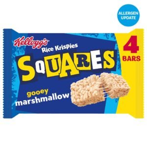 Kellogg's Rice Krispies Squares Marshmallow Snack Bars Multipack, 4x28g | UK Seller