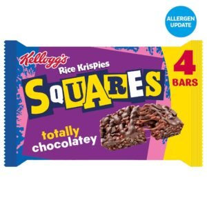 Kellogg's Rice Krispies Squares Chocolatey Cereal Bars Multipack, 4x36g | UK Seller