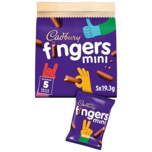Cadbury Mini Fingers Chocolate Biscuits 5 x 19.3g | UK Seller