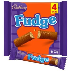 Cadbury Fudge Kids Chocolate Bar Multipack 4 Pack 4 x 22g | UK Seller