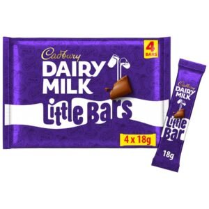 Cadbury Dairy Milk Little Bars Kids Chocolate Bar Multipack 4 Pack 4 x 18g | UK Seller