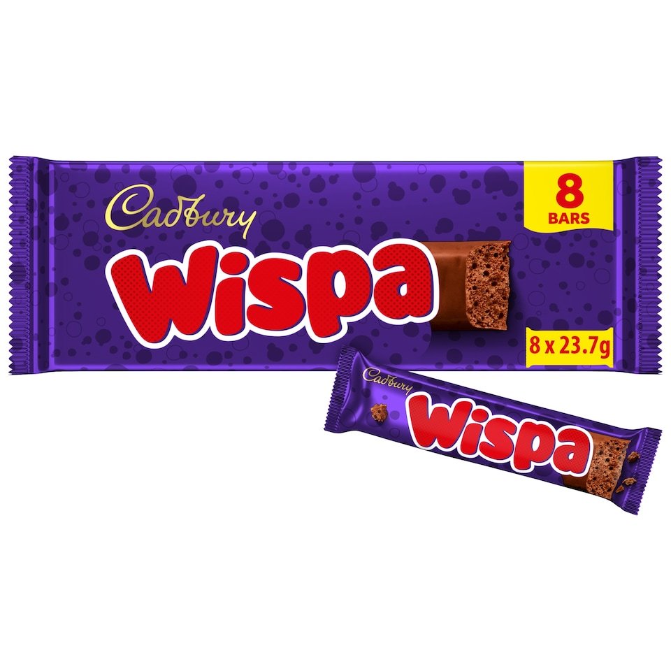 Cadbury Wispa Chocolate Bar 8x 23.7g | UK Seller