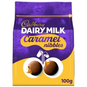 Cadbury Dairy Milk Caramel Nibbles Chocolate Bag 100G | UK Seller