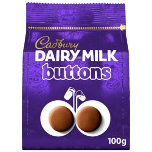 Cadbury Dairy Milk Chocolate Buttons Sharing Bag 100G | UK Seller