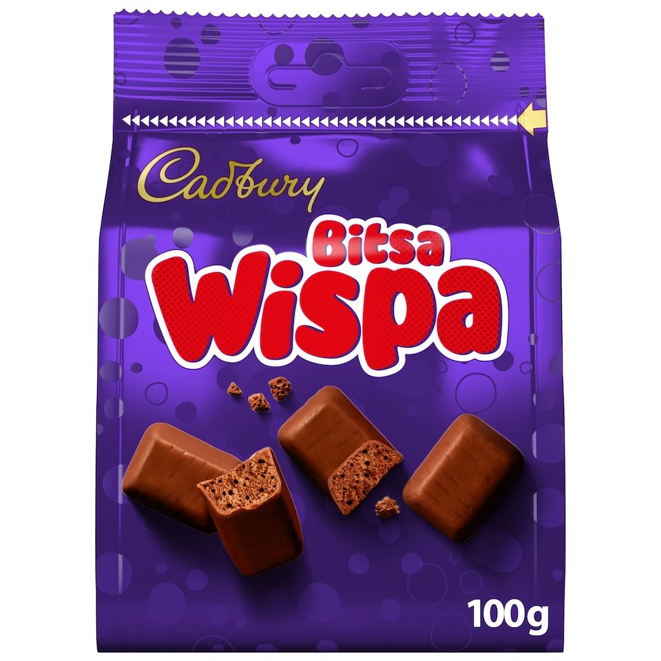 Cadbury Bitsa Wispa Chocolate Bag 100G | UK Seller