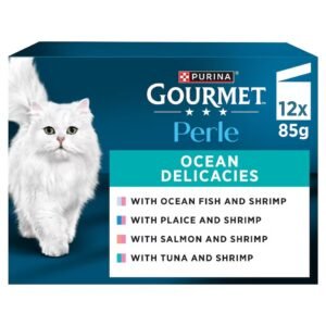 GOURMET Perle Ocean Delicacies in Gravy Wet Cat Food 12x85g | UK Seller product pack