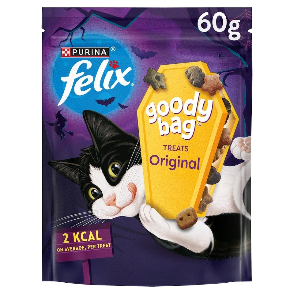 Felix Goody Bag Cat Treats Original Mix 60G | UK Seller product pack