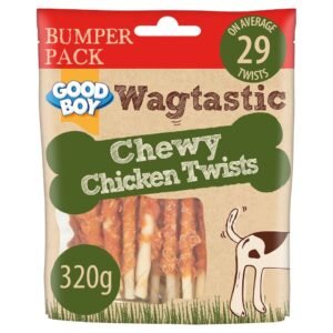 Good Boy Wagtastic Dog Treats Chicken Twists 320g | UK Seller product pack