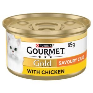 GOURMET Gold Savoury Cake Chicken Wet Cat Food 85g | UK Seller product pack