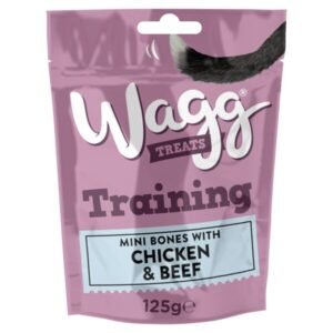 Wagg Training Treats Chicken & Beef 125G | UK Seller product pack