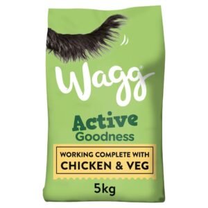 Wagg Worker Chicken & Vegetable Dog Food 5Kg | UK Seller product pack