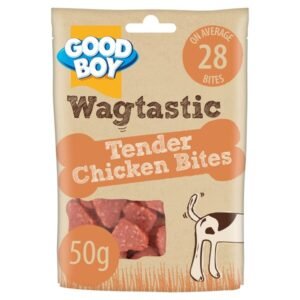Good Boy Wagtastic Dog Treats Chicken Bites 50g | UK Seller product pack