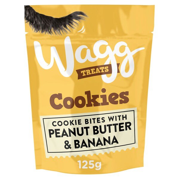 Wagg Cookies Peanut Butter & Banana 125g | UK Seller product pack