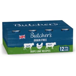 Butcher's Tripe Loaf Dog Food Tins 12X400g | UK Seller product pack