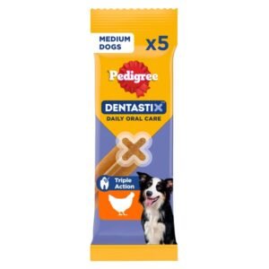 Pedigree Dentastix Daily Medium Dog Treats 5 Dental Sticks | UK Seller product pack