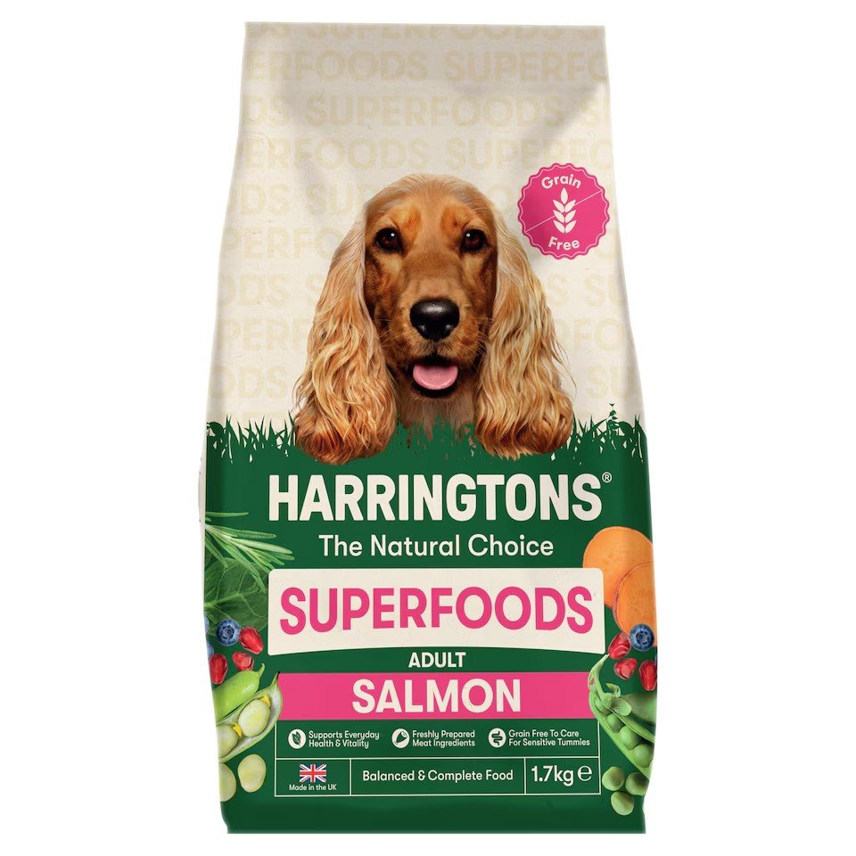 Harringtons Superfoods Adult Dog Food - Salmon 1.7kg | UK Seller product pack