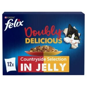 FELIX Doubly Delicious Countryside Selection in Jelly Wet Cat Food 12x85g | UK Seller product pack