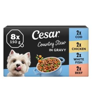 CESAR Surf & Turf Wet Dog Food Trays 8 x 150g | UK Seller product pack