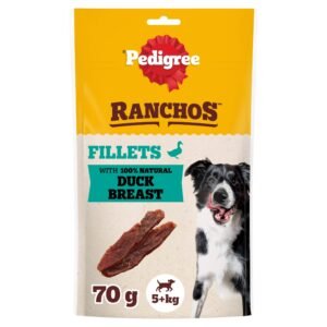Pedigree Ranchos Dog Treats Fillets Duck 70g | UK Seller product pack