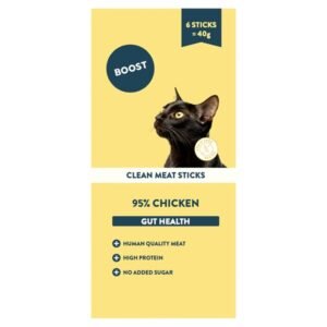 BOOST Meat Stick Cat Treats with 95% Chicken 6x6.6g | UK Seller product pack