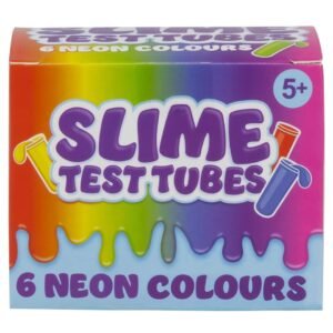 Slime Test Tube Pots 6 Pack | UK Seller